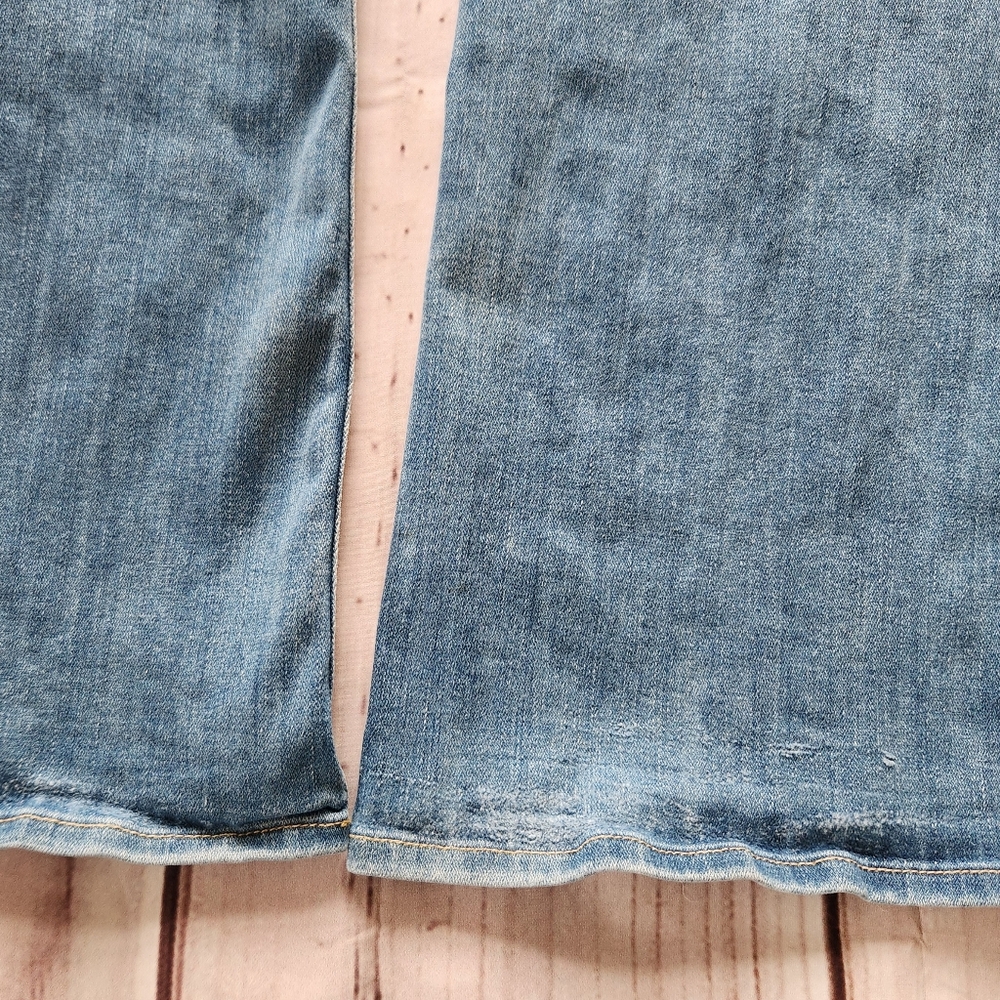 7FAM 7 For All Mankind "Ali" Midrise Flare Bootcut Jeans Blue | Women's Size 30 - Picture 9 of 15